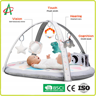 Циновка игры младенца Angelber CPSC Newborn с ямой шарика и книгой ткани
