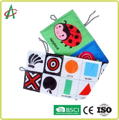 Складные 58.5cm мягкие сензорные книги для младенцев подвергают Washable механической обработке