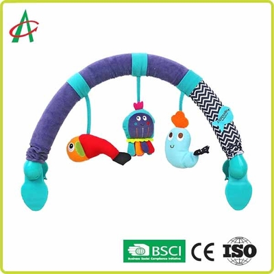 Игрушки Pram L67cm прогулочная коляска Pram спиральной младенческая с Squeaker BB
