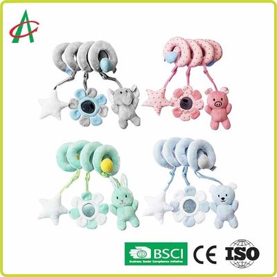 Newborn 20cm спиральная игрушка Pram с трещоткой и BB пискливыми