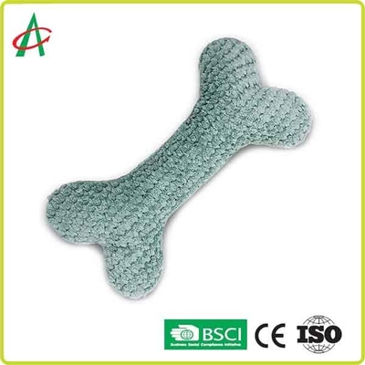 Косточка игрушки плюша любимца ISO9001 сформировала 15cm*5.5cm с Squeaker