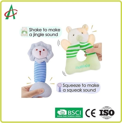 Игрушки трещотки плюша ASTM Huggable с хлопком PP заполнили