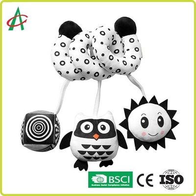 Игрушка Pram безопасного плюша соответствия ASTM EN71 спиральная для младенца