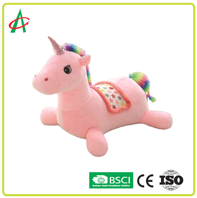 Подушки игрушек плюша единорога BSCI BPA свободные Washable