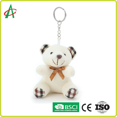 EN71 Handcrafted цепь медведя вышивки мини заполненная ключевая
