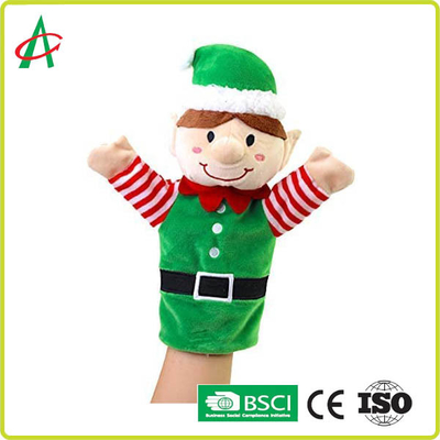BSCI вполне Handcraft шить марионетки руки плюша для рождества