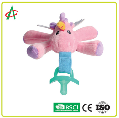 Washable сертификат зажима CE/BSCI Pacifier игрушки плюша Pacifier