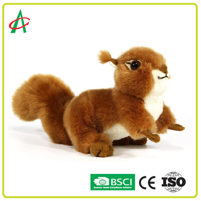 Белка Angelber заполнила игрушку 20CM с меховым кабелем